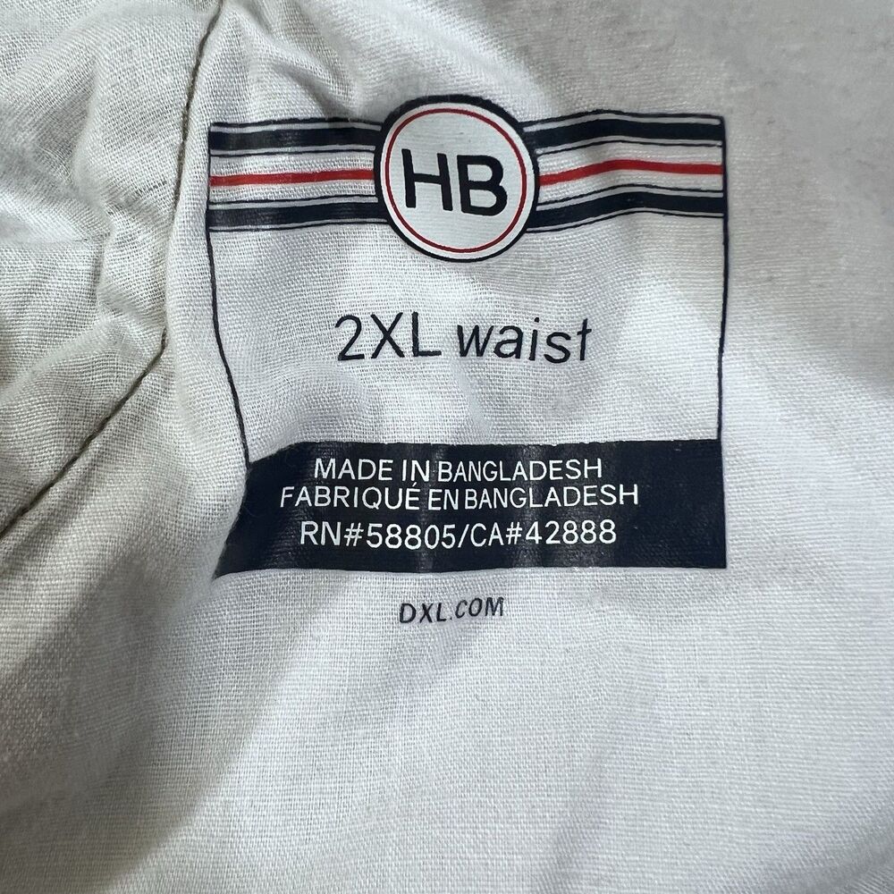 Harbor Bay DXL Elastic Waist 100% Cotton Shorts Men's Big and Tall 2XL - Picture 14 of 14